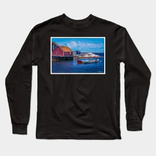 Red Shed at Peggy's Cove 02 Long Sleeve T-Shirt